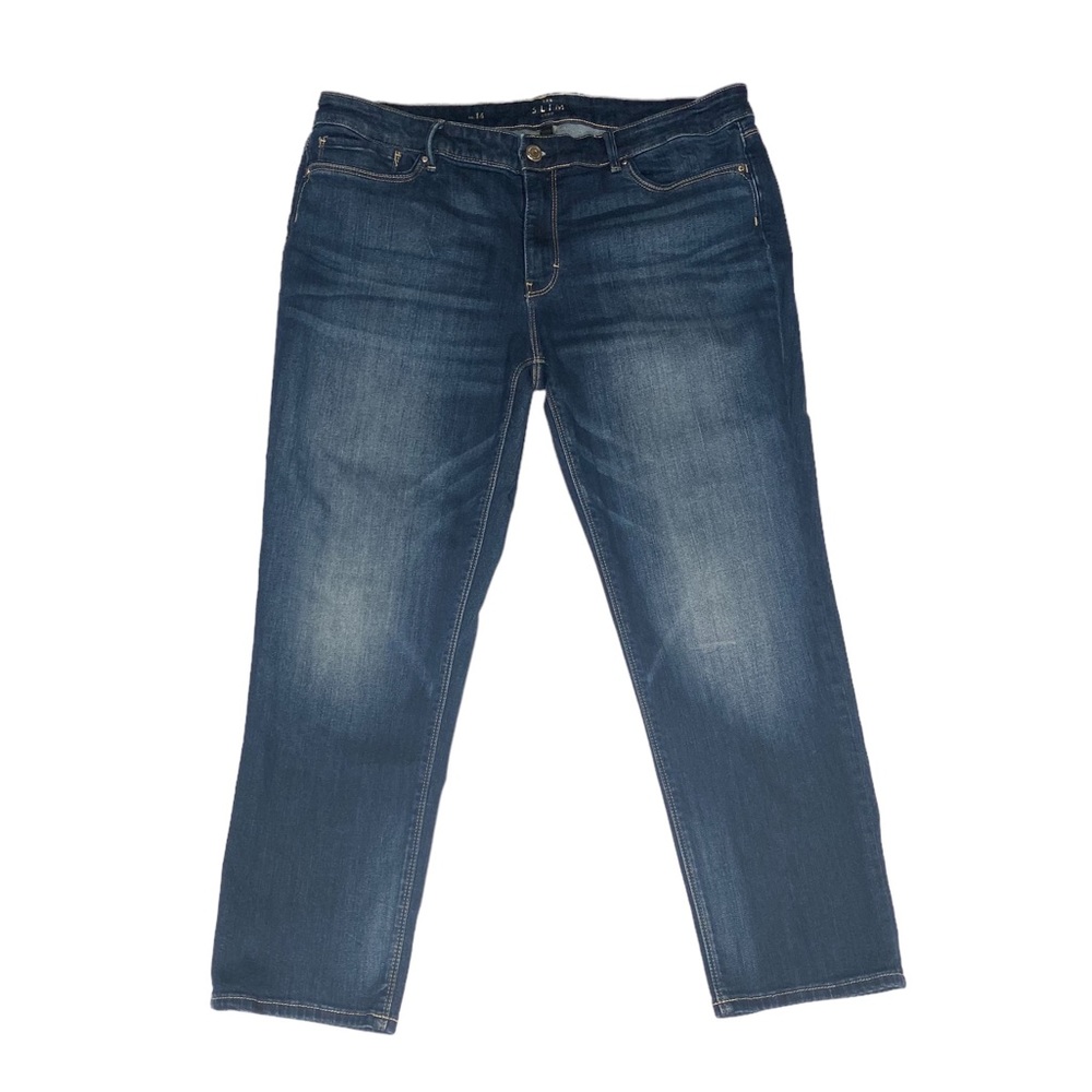 White House Black Market The
Slim Crop Jeans Size 14